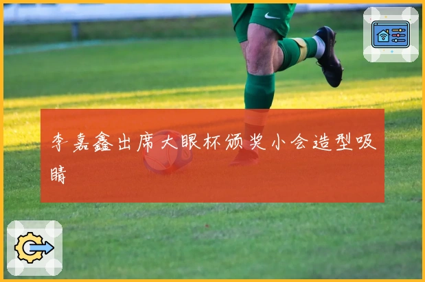 李嘉鑫出席大眼杯颁奖小会造型吸睛